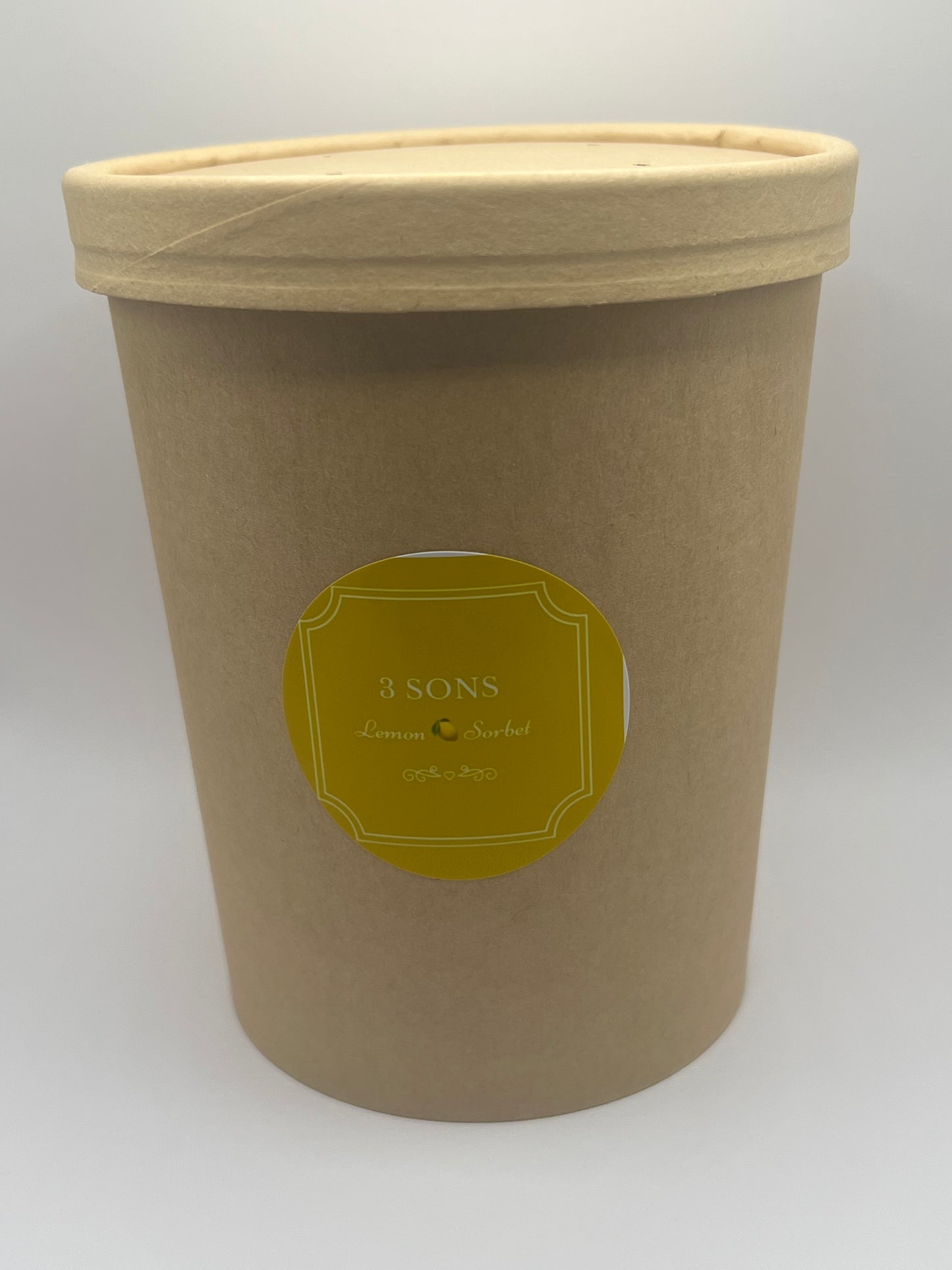 Lemon 3 Sons Sorbet (1 Quart)