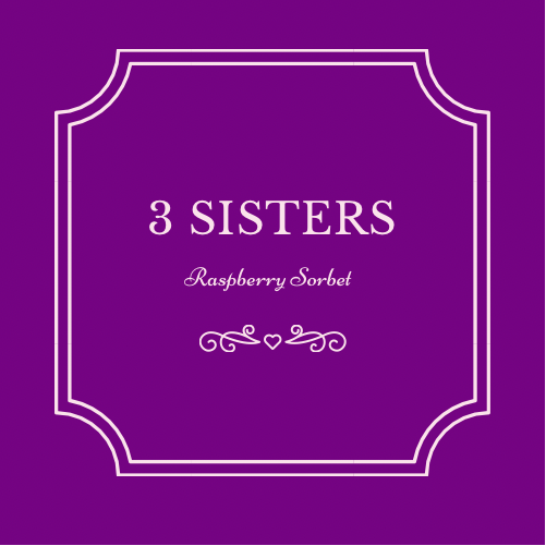 Raspberry 3 Sisters Sorbet (1 Quart)