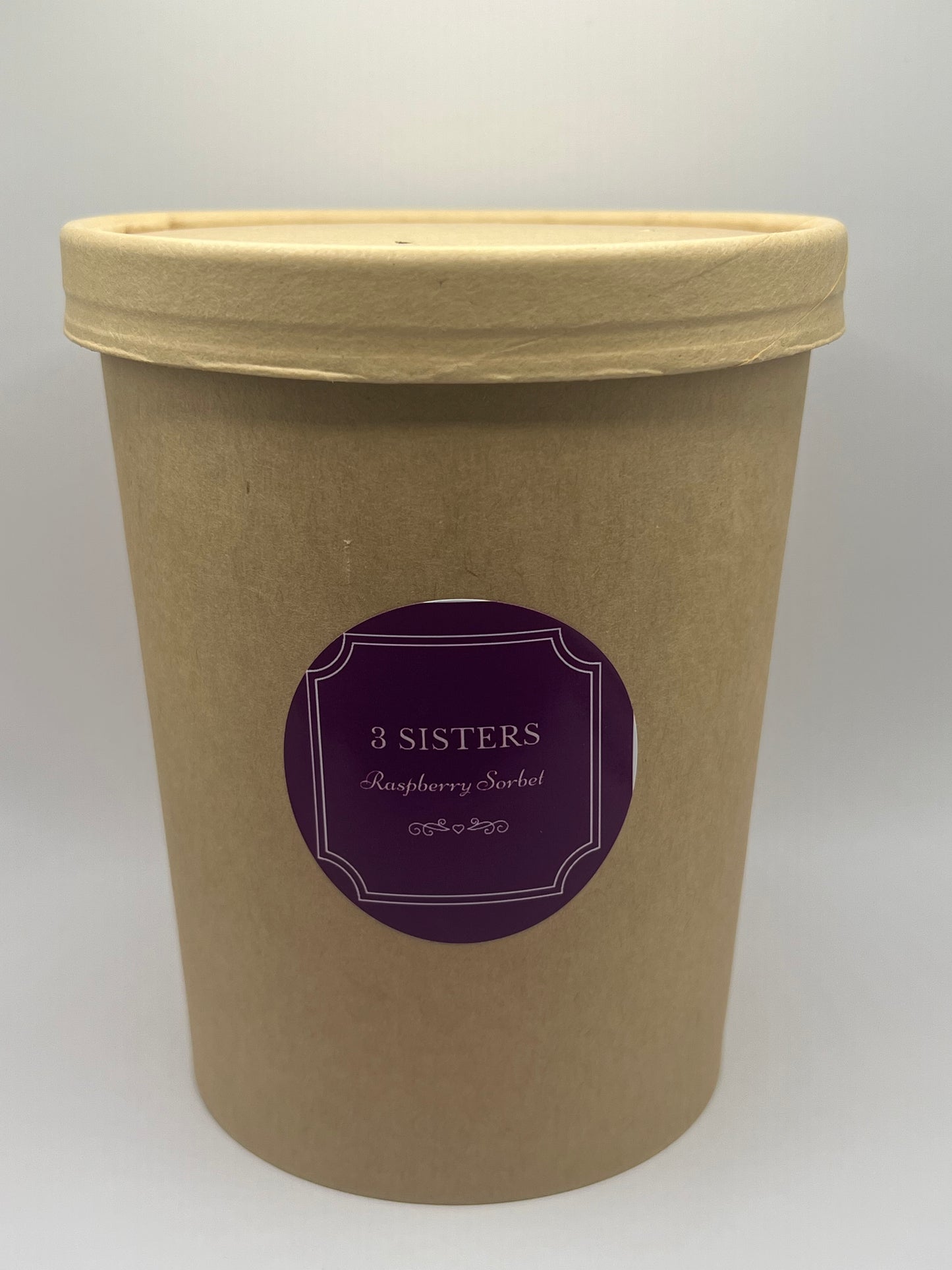 Raspberry 3 Sisters Sorbet (1 Quart)
