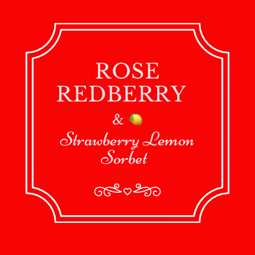 Strawberry Lemonade Rose Redberry Sorbet (1 Quart)