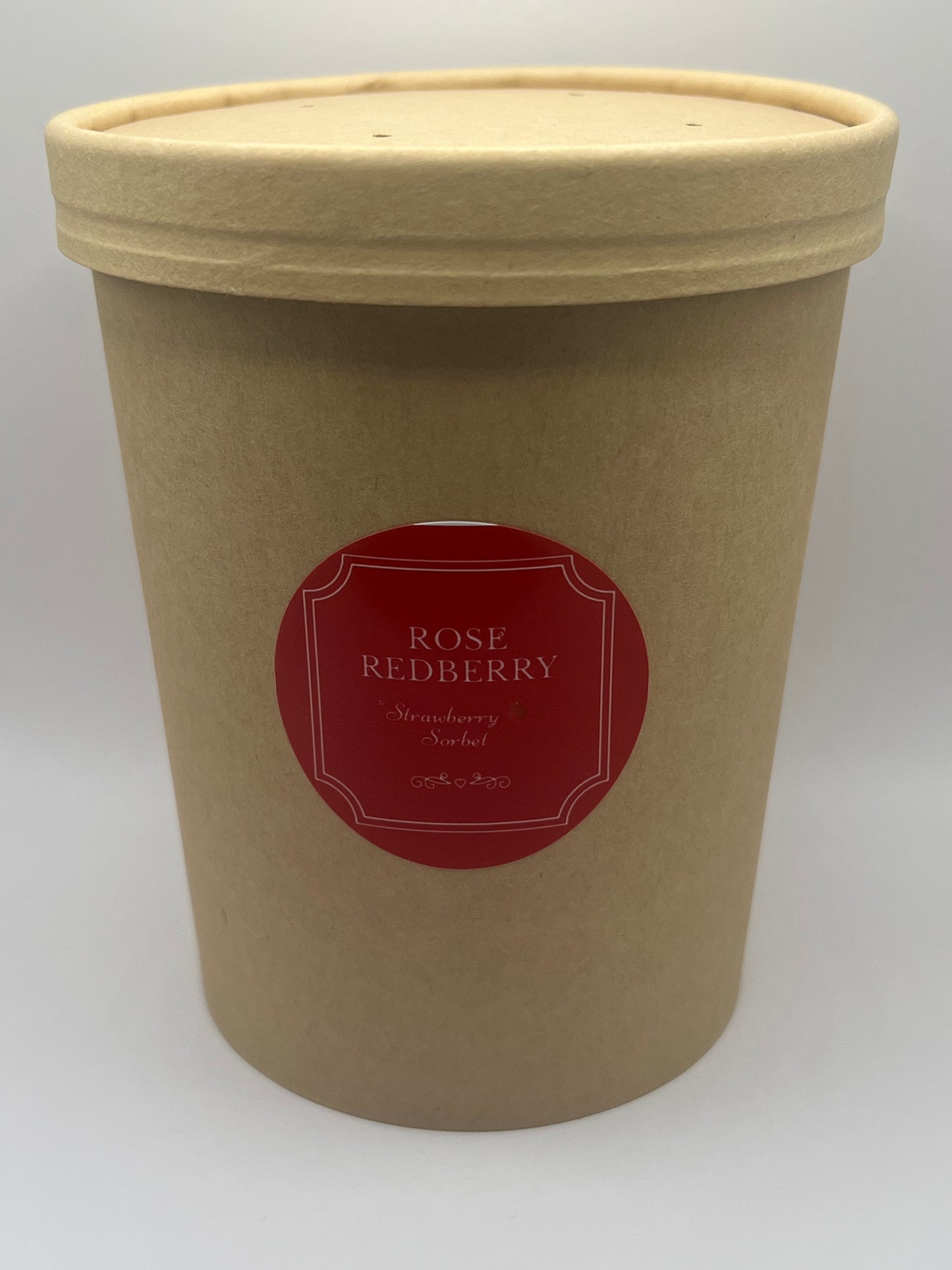 Strawberry Rose Redberry Sorbet (1 Quart)